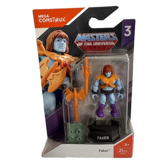 Mega Construx MOTU Faker FXP51 Heroes Series 3 Masters Universe Figure MOC - Picture 1 of 3